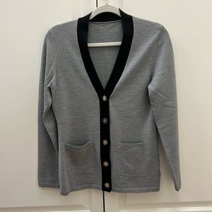 Tory Burch Motif Button Cardigan